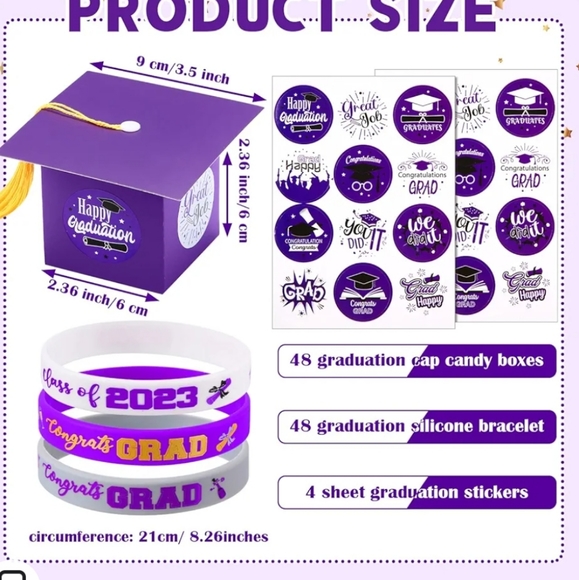 2023 Graduation Party Favors 48pcs - Picture 11 of 15